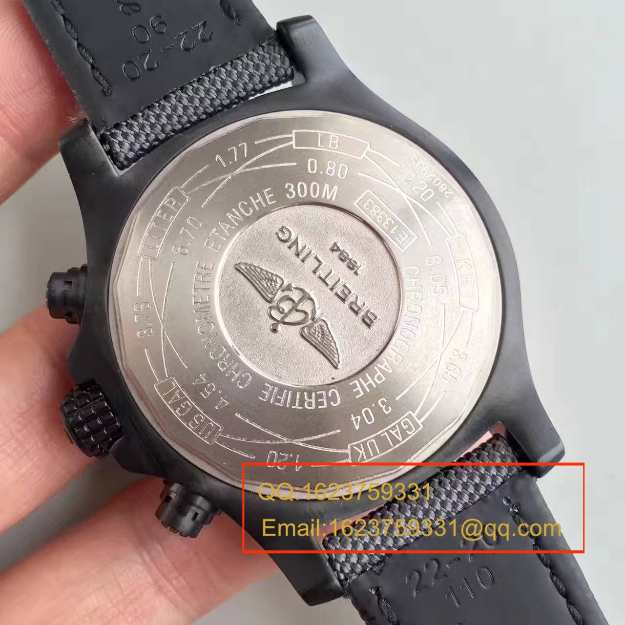 【GF1:1 High quality  Copy  Watches 】 Breitling 美军专用 copy customized 版复仇者Breitling USA military avenger II carbon fiber / BL012
