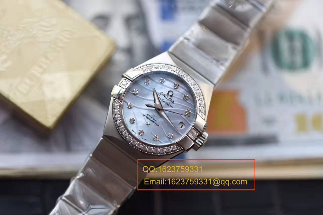 【HBBV6 Factory  Perfect  High quality  Replica Watches 】OMEGA Constellation 123.15.27.20.57.001女士 wrist watches  / M304