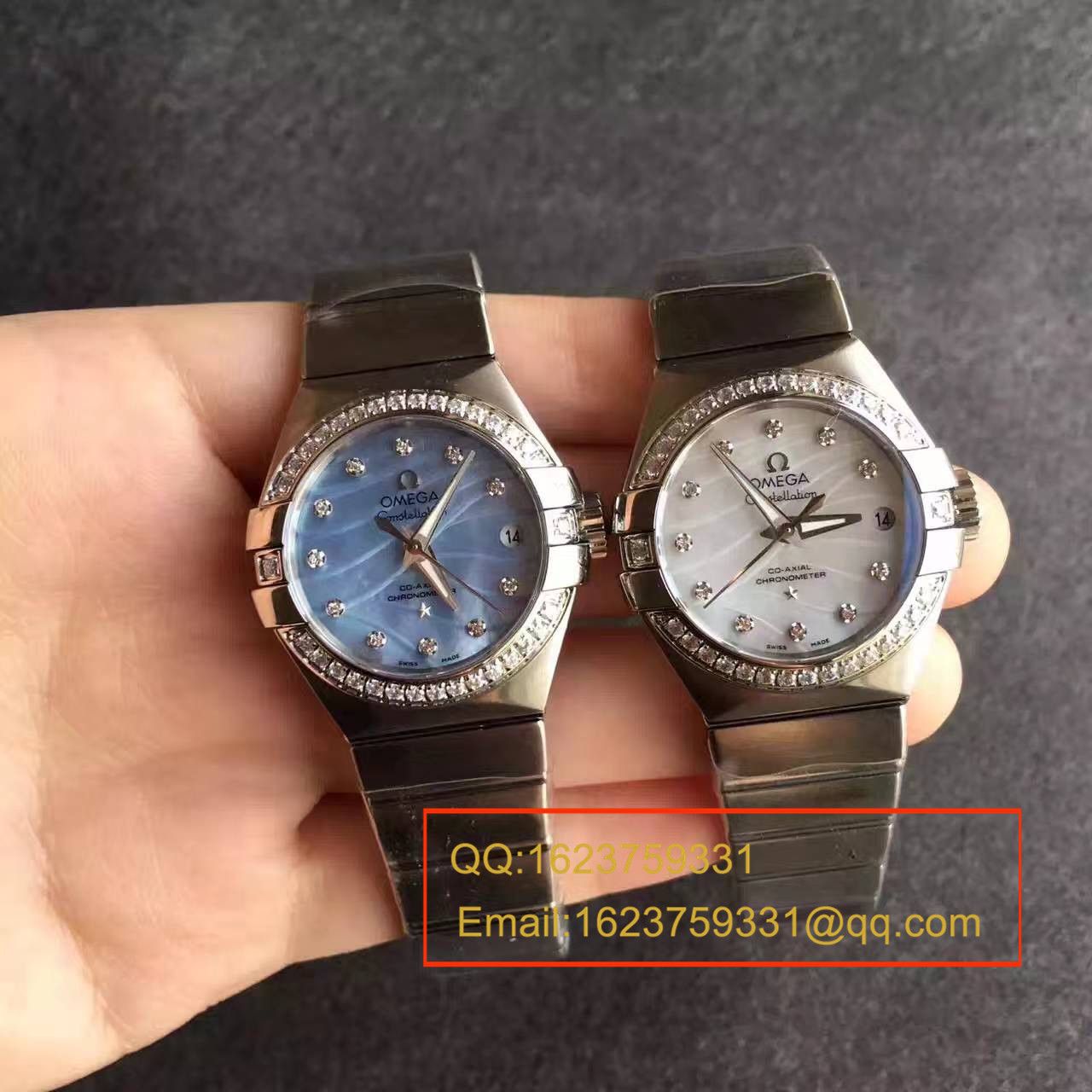 【V6 Factory  Perfect  High quality  Copy  Watches 】OMEGA Constellation 轻羽系列123.15.27.20.55.001 女士机械 Watches  / M164