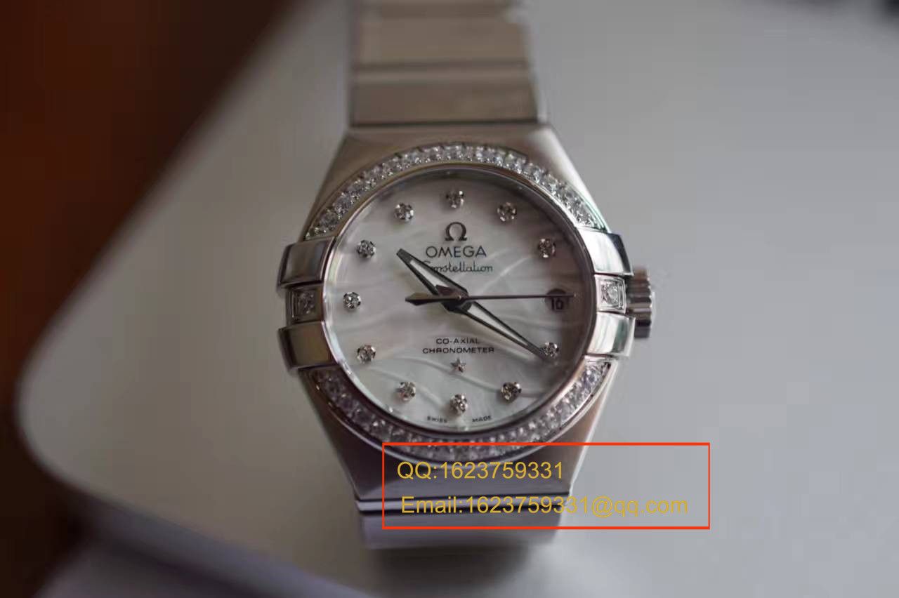 【V6 Factory  Perfect  High quality  Copy  Watches 】OMEGA Constellation 轻羽系列123.15.27.20.55.001 女士机械 Watches  / M164
