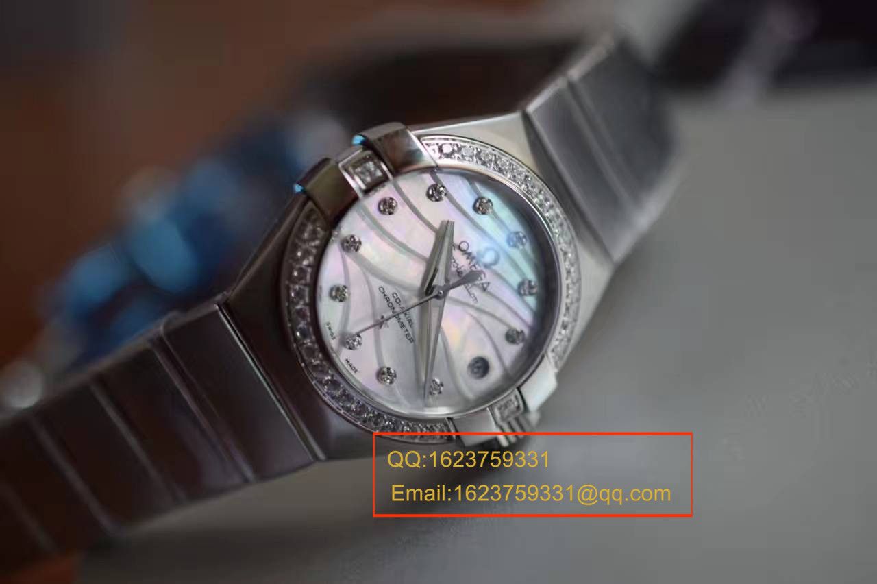 【V6 Factory  Perfect  High quality  Copy  Watches 】OMEGA Constellation 轻羽系列123.15.27.20.55.001 女士机械 Watches  / M164