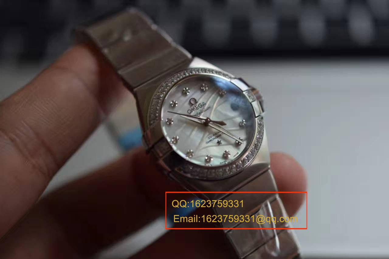 【V6 Factory  Perfect  High quality  Copy  Watches 】OMEGA Constellation 轻羽系列123.15.27.20.55.001 女士机械 Watches  / M164