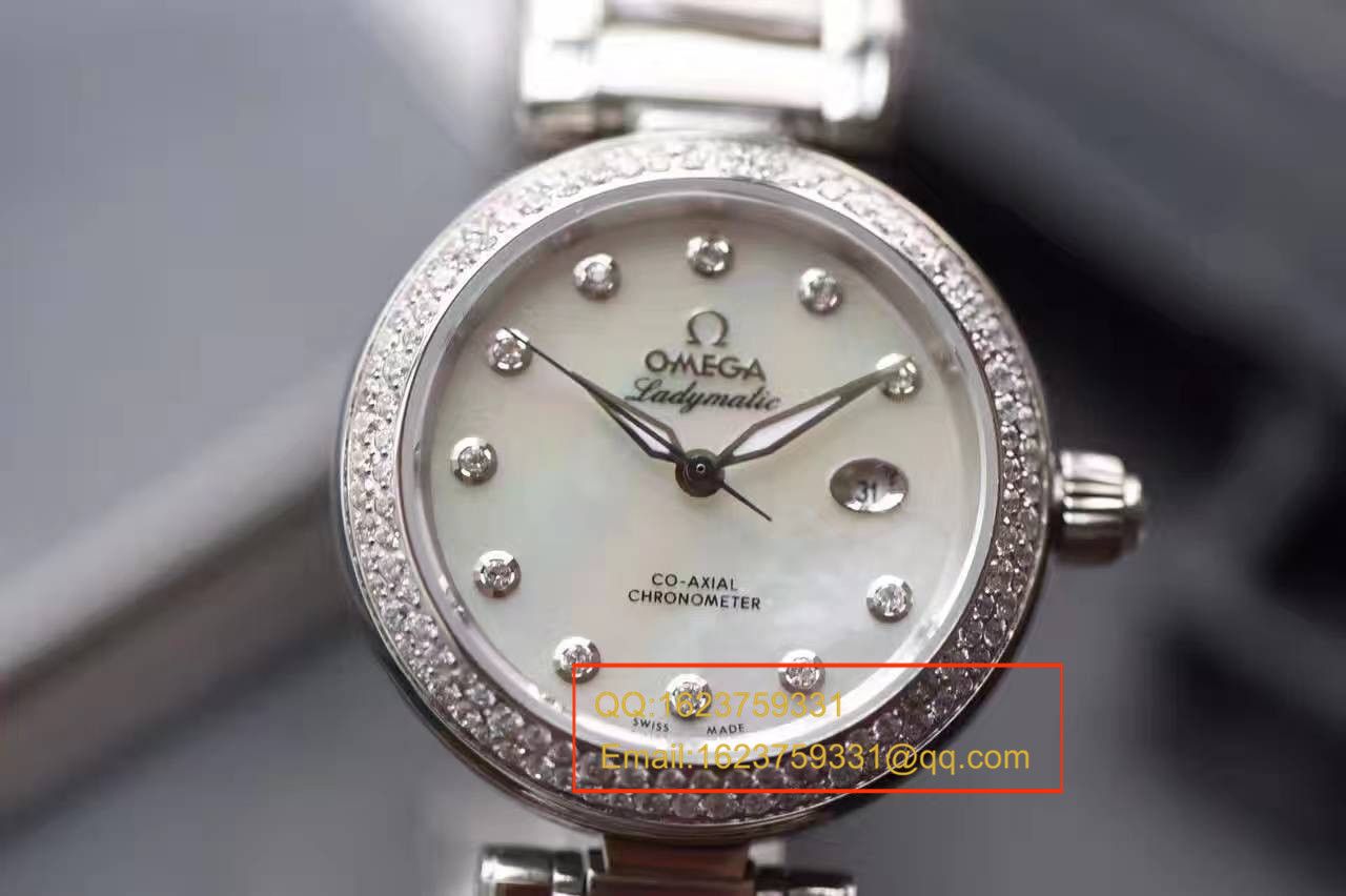 【V6 Factory  Perfect  High quality  Replica Watches 】OMEGA碟飞鸟巢系列幻彩贝母表盘425.35.34.20.55.002女士 wrist watches  / M290