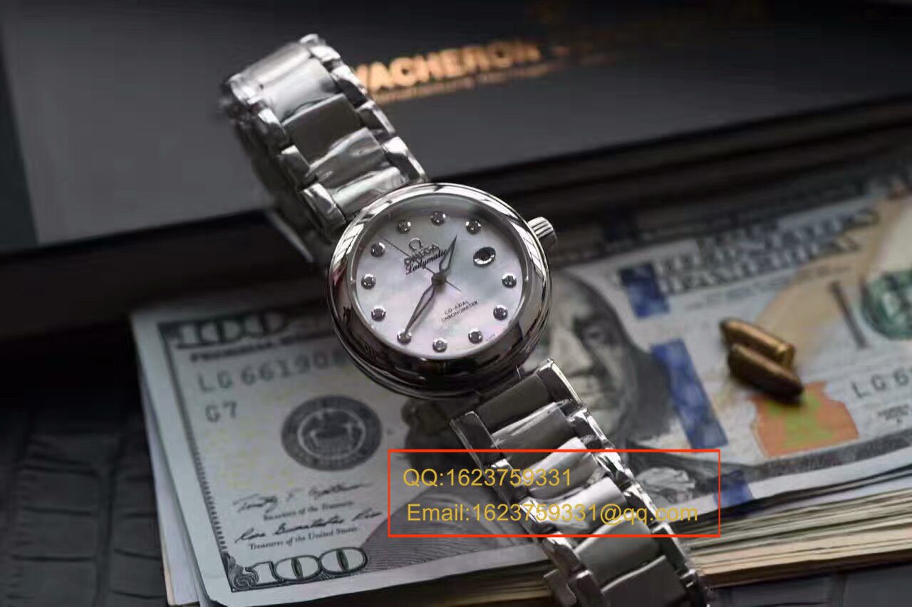 【HBBV6 Factory  top  Replica Watches 】OMEGA碟飞鸟巢系列425.30.34.20.55.002天然贝母面女士 wrist watches  / M249