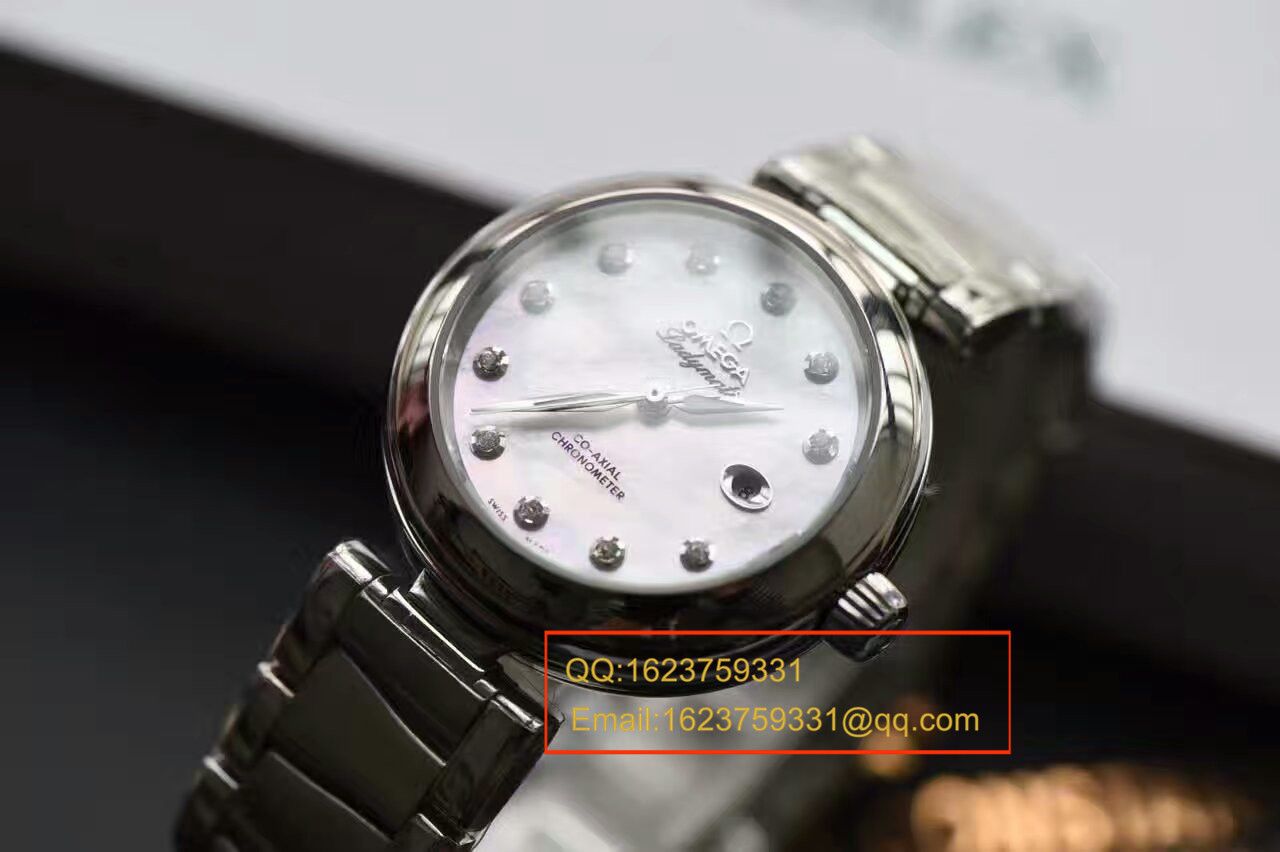 【HBBV6 Factory  top  Replica Watches 】OMEGA碟飞鸟巢系列425.30.34.20.55.002天然贝母面女士 wrist watches  / M249