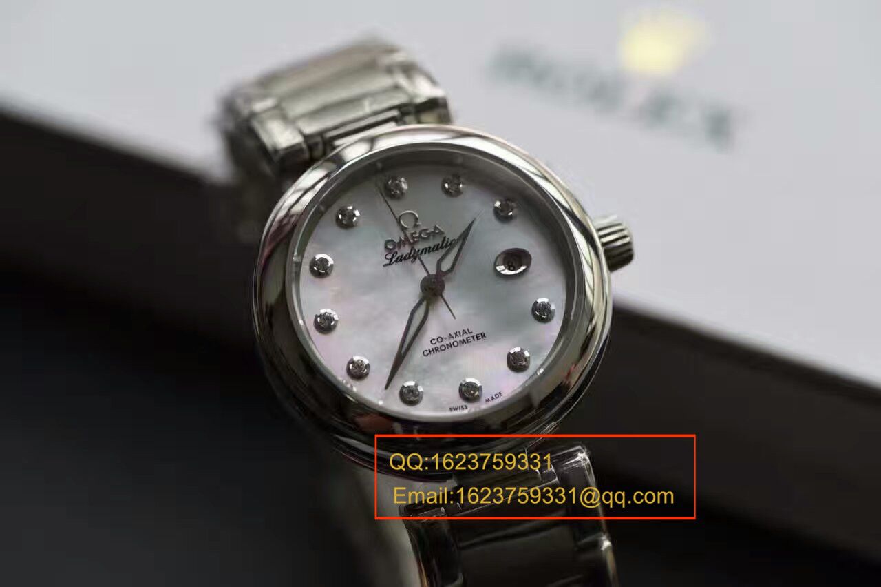 【HBBV6 Factory  top  Replica Watches 】OMEGA碟飞鸟巢系列425.30.34.20.55.002天然贝母面女士 wrist watches  / M249