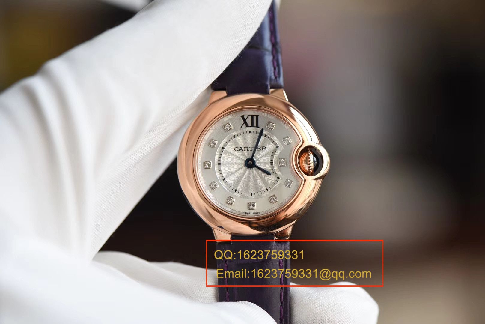 【HBBV6 Perfect  High quality  Replica Watches 】 Cartier  蓝气球系列WE902050女士小号蓝气球28毫米石英 wrist watches  / K131