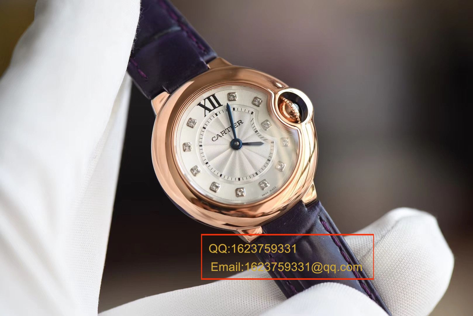 【HBBV6 Perfect  High quality  Replica Watches 】 Cartier  蓝气球系列WE902050女士小号蓝气球28毫米石英 wrist watches  / K131