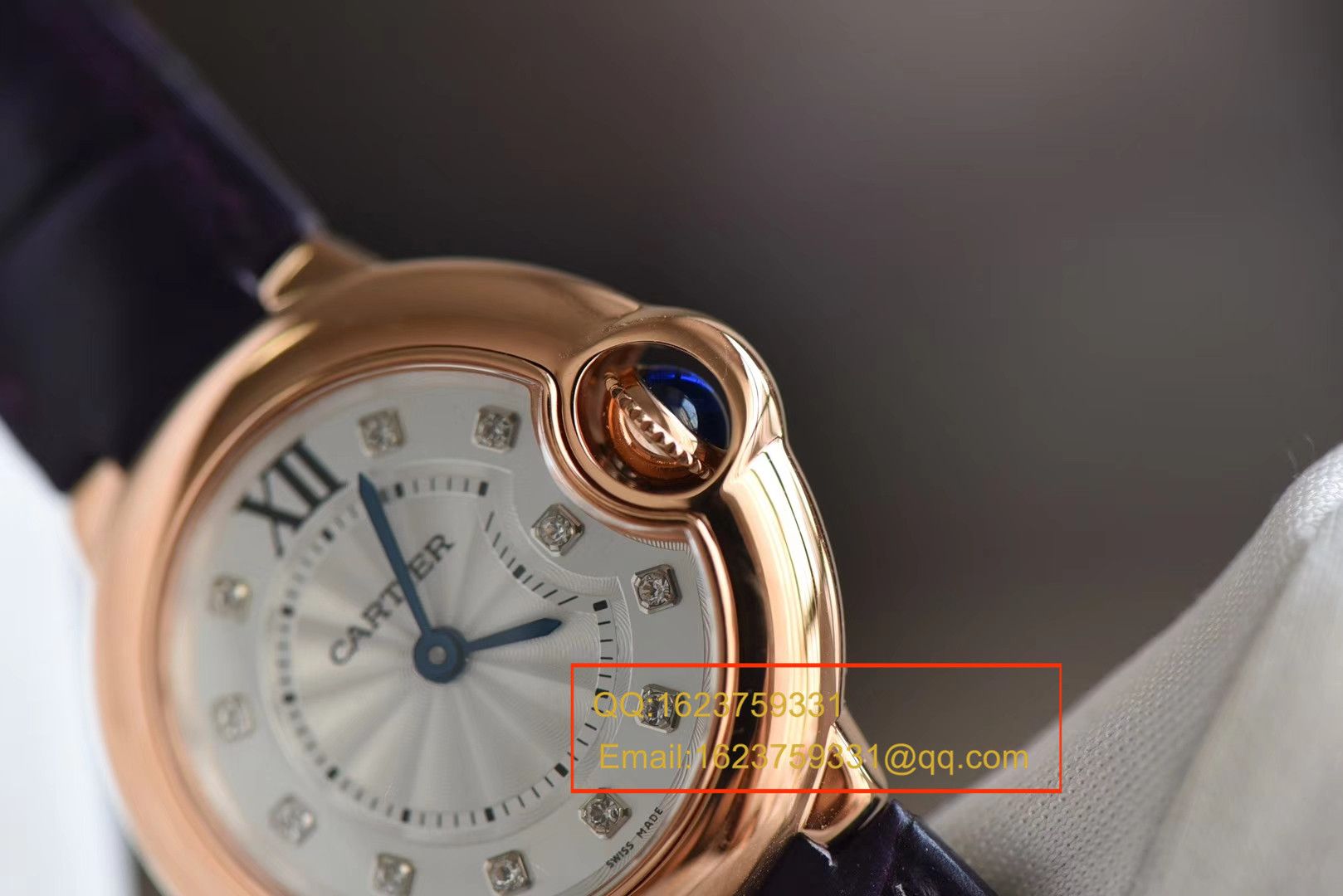 【HBBV6 Perfect  High quality  Replica Watches 】 Cartier  蓝气球系列WE902050女士小号蓝气球28毫米石英 wrist watches  / K131