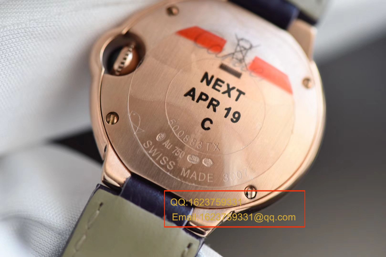 【HBBV6 Perfect  High quality  Replica Watches 】 Cartier  蓝气球系列WE902050女士小号蓝气球28毫米石英 wrist watches  / K131