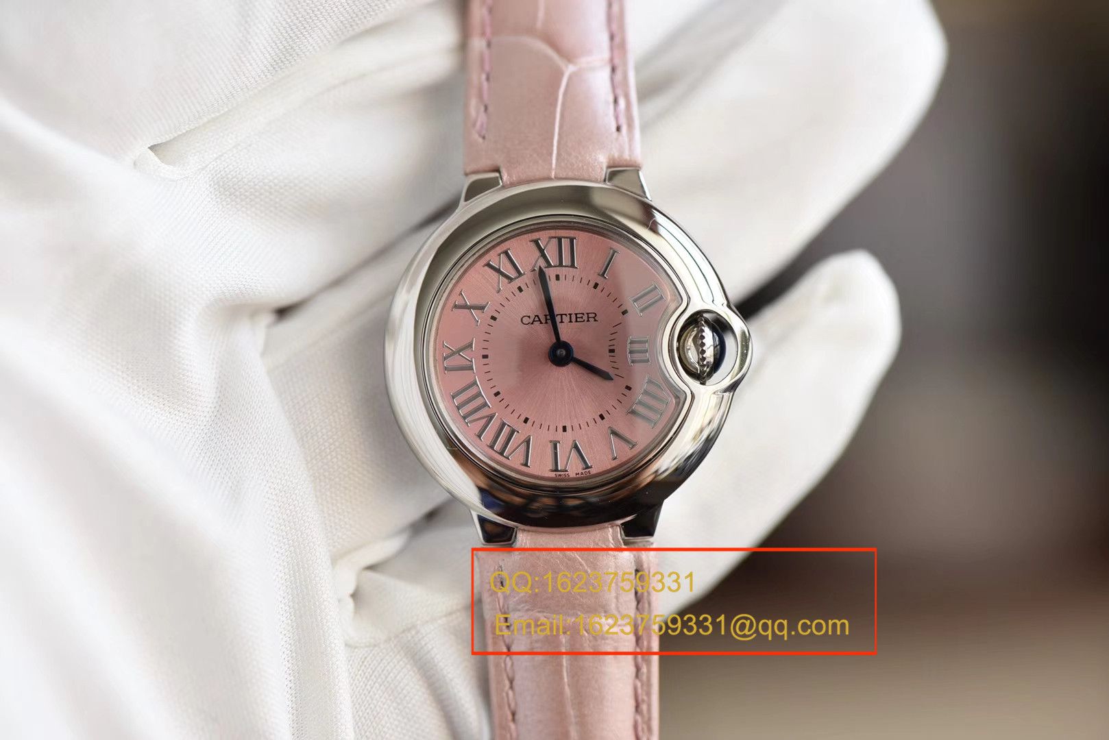 【HBBV6 Perfect  High quality  Knockoff  Watches 】 Cartier  蓝气球系列W6920038小号蓝气球28毫米女士石英 wrist watches  / K132