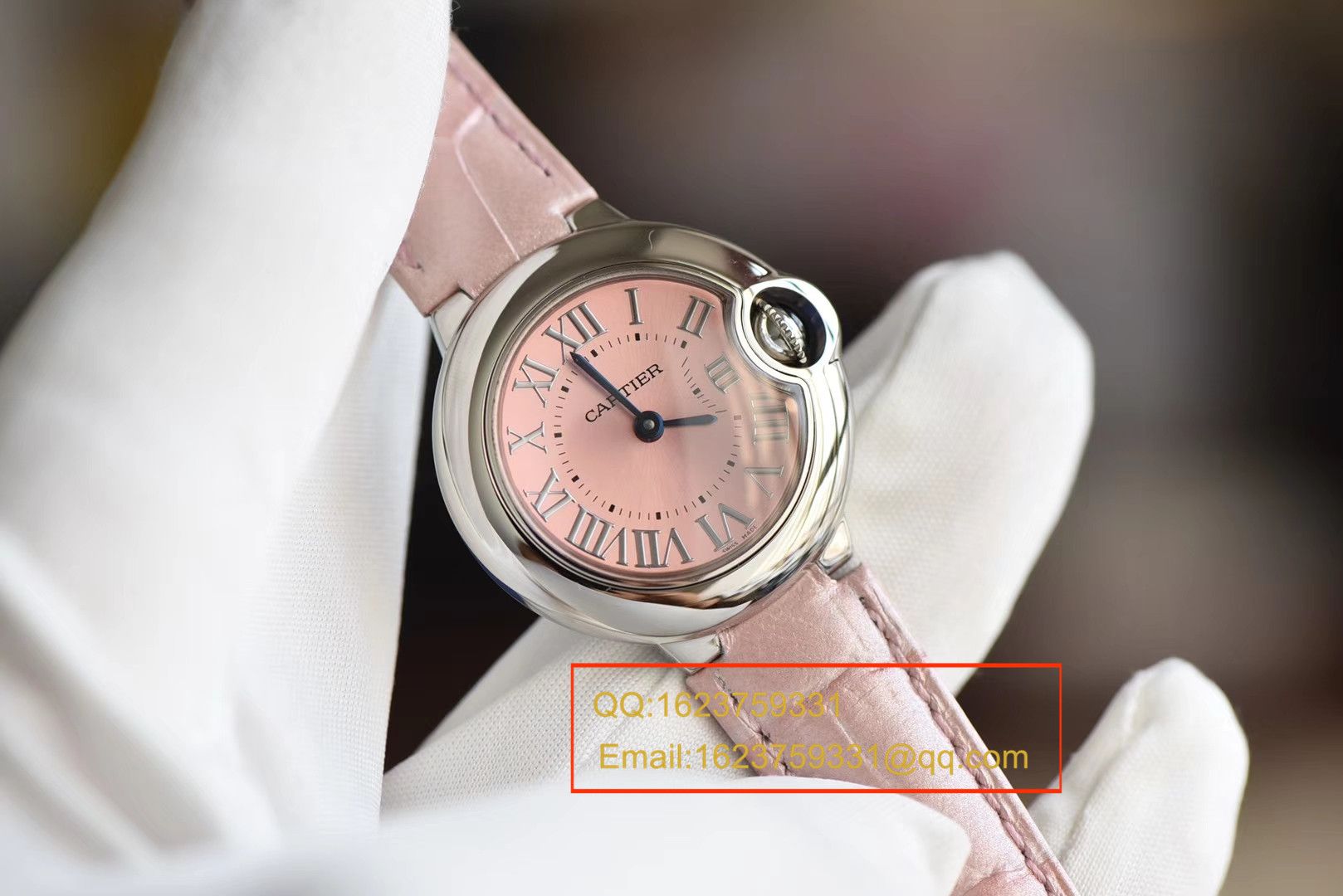 【HBBV6 Perfect  High quality  Knockoff  Watches 】 Cartier  蓝气球系列W6920038小号蓝气球28毫米女士石英 wrist watches  / K132