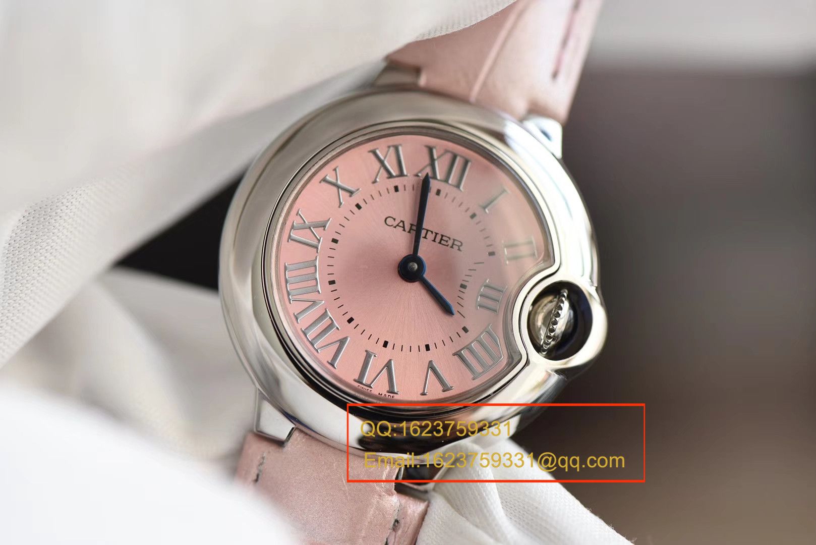 【HBBV6 Perfect  High quality  Knockoff  Watches 】 Cartier  蓝气球系列W6920038小号蓝气球28毫米女士石英 wrist watches  / K132