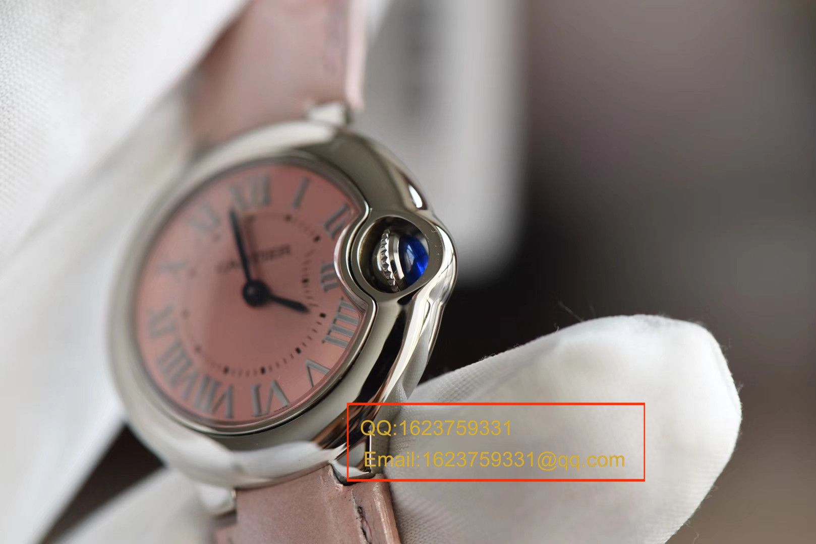 【HBBV6 Perfect  High quality  Knockoff  Watches 】 Cartier  蓝气球系列W6920038小号蓝气球28毫米女士石英 wrist watches  / K132