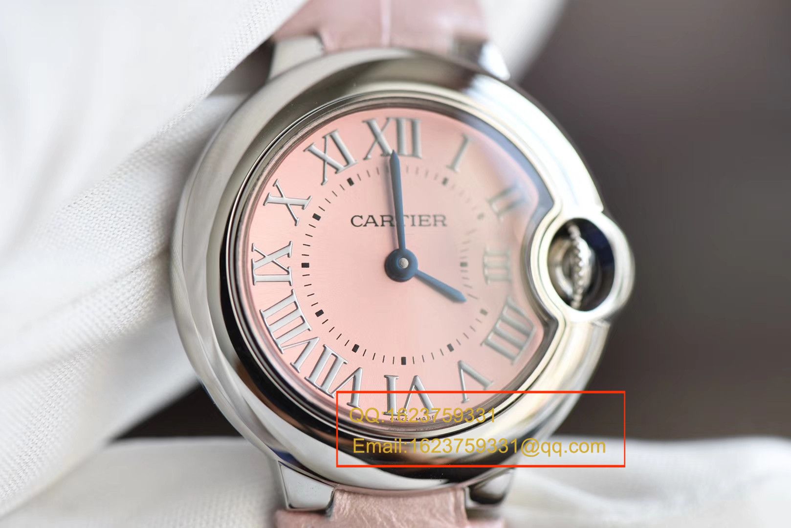 【HBBV6 Perfect  High quality  Knockoff  Watches 】 Cartier  蓝气球系列W6920038小号蓝气球28毫米女士石英 wrist watches  / K132