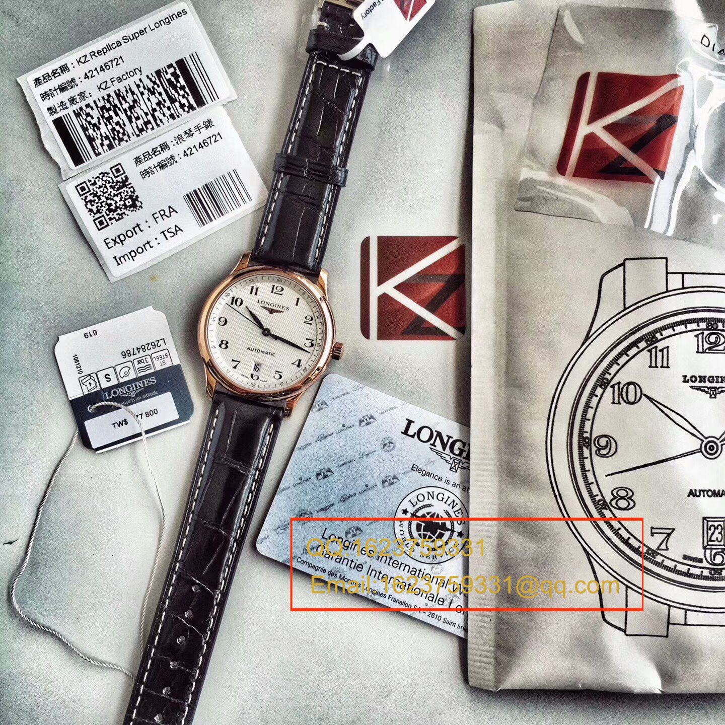 【 Video analysis 台湾KZ Factory  Perfect  High quality  Replica Watches 】 Longines 制表传统名匠系列L2.628.4.78.6 wrist watches L2.628.4.78.6 wrist watches  / L057