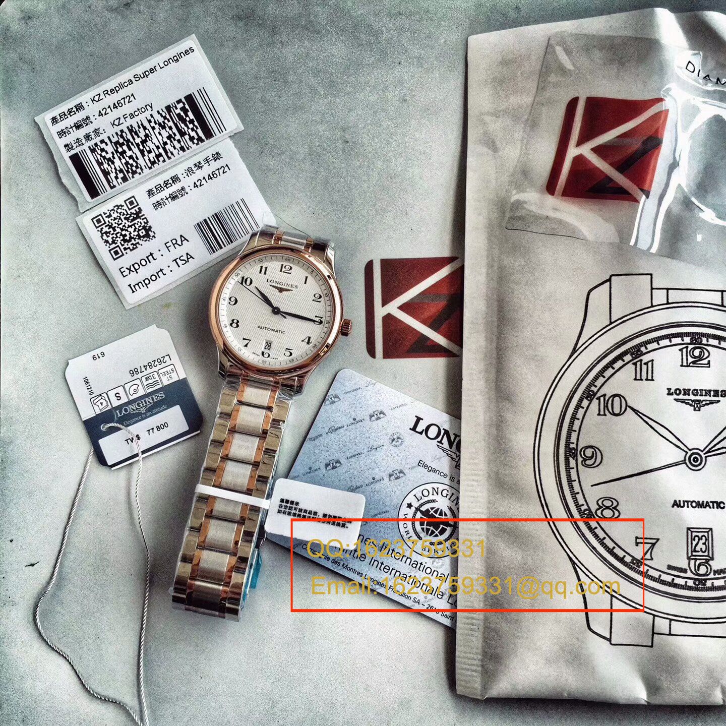 【 Video analysis 台湾KZ Factory  Perfect  High quality  Replica Watches 】 Longines 制表传统名匠系列L2.628.4.78.6 wrist watches L2.628.4.78.6 wrist watches  / L057