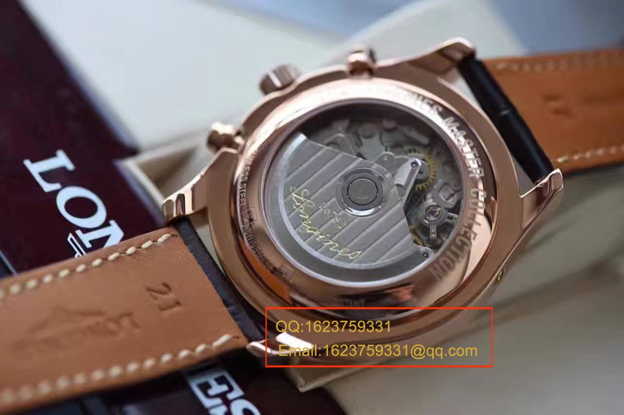 【 Video analysis YL Perfect  High quality  Replica Watches 】 Longines 新款名匠系列 L2.773.4.78.6八针月相男表（自动锤L678.2刻字） / L064