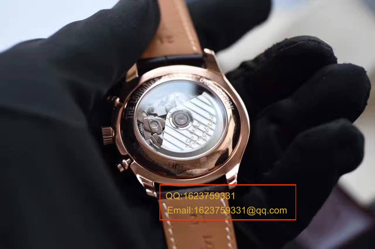 【 Video analysis YL Perfect  High quality  Replica Watches 】 Longines 新款名匠系列 L2.773.4.78.6八针月相男表（自动锤L678.2刻字） / L064