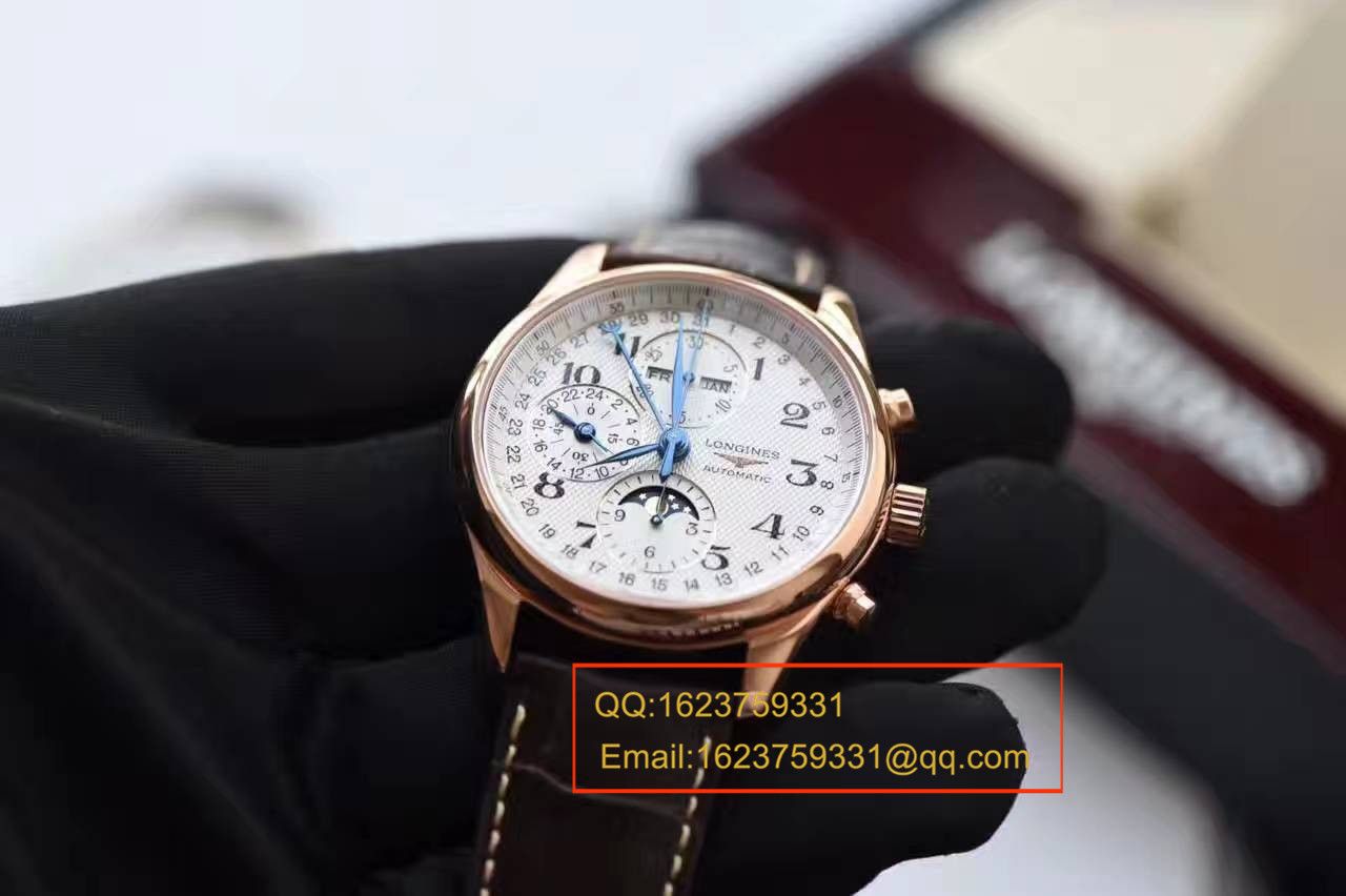 【 Video analysis YL Perfect  High quality  Replica Watches 】 Longines 新款名匠系列 L2.773.4.78.6八针月相男表（自动锤L678.2刻字） / L064