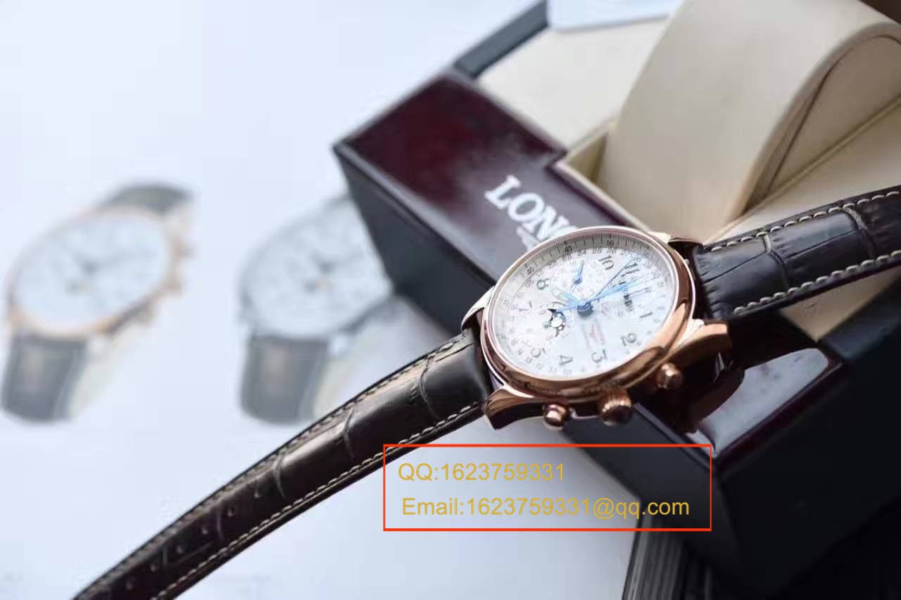 【 Video analysis YL Perfect  High quality  Replica Watches 】 Longines 新款名匠系列 L2.773.4.78.6八针月相男表（自动锤L678.2刻字） / L064