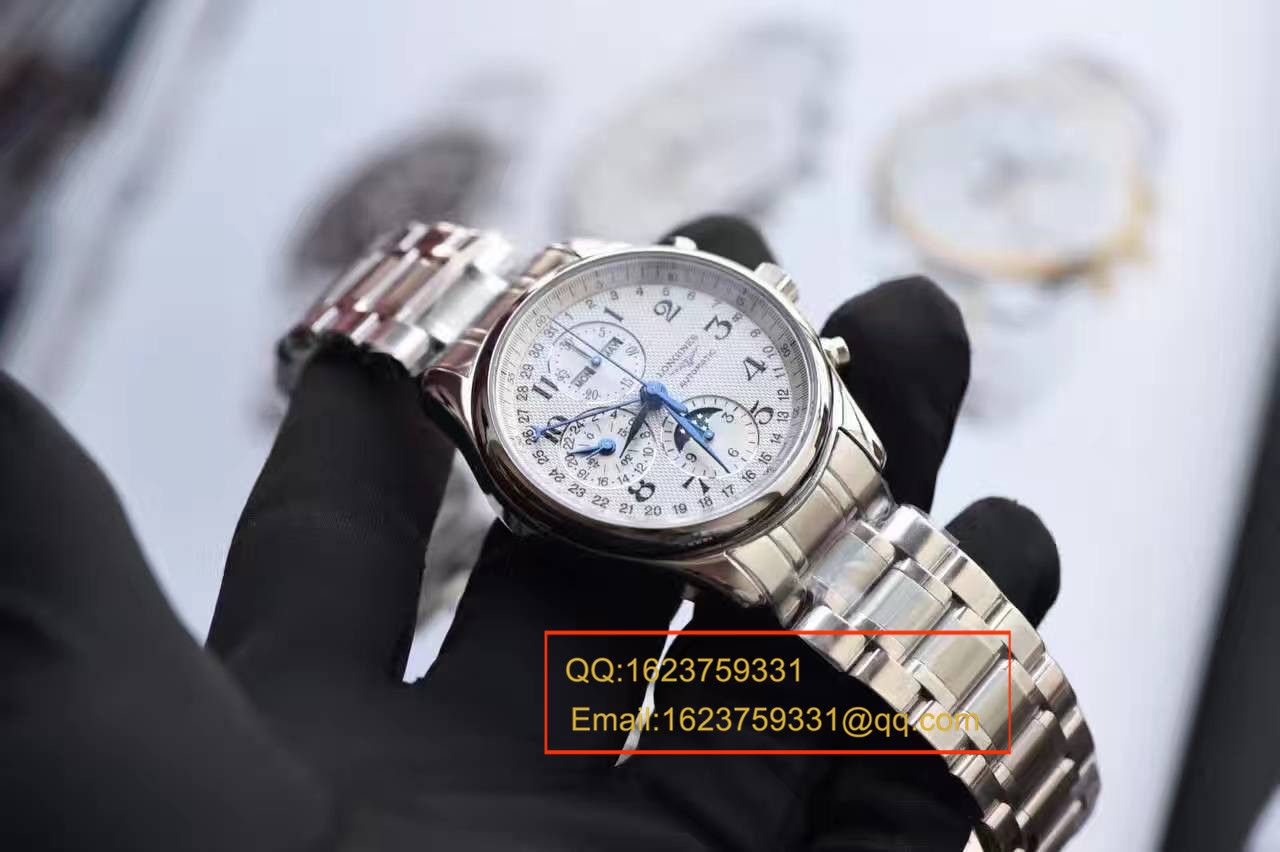 【 Video analysis YL Factory  High quality 1:1精 Replica Watches 】 Longines 名匠专柜最新款 L2.773.4.78.6月相男表（自动锤L678.2刻字） / L060