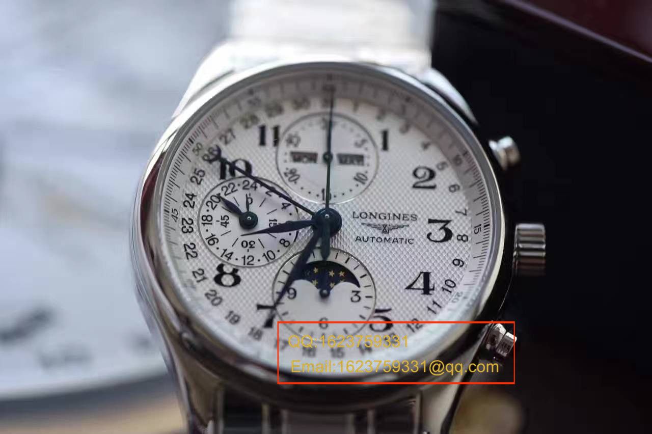 【 Video analysis YL Factory  High quality 1:1精 Replica Watches 】 Longines 名匠专柜最新款 L2.773.4.78.6月相男表（自动锤L678.2刻字） / L060