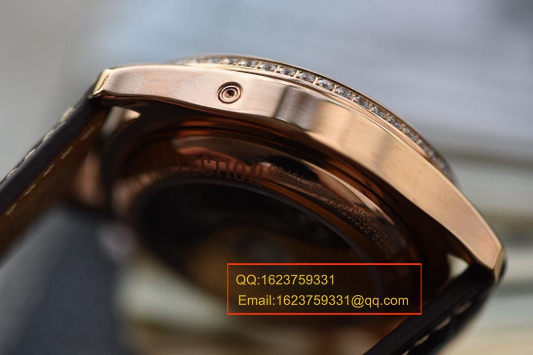 【视频解析】 Longines 名匠 Replica Copy 旗舰版本八针月相土豪金版本 wrist watches 《表圈镶钻》 / L066