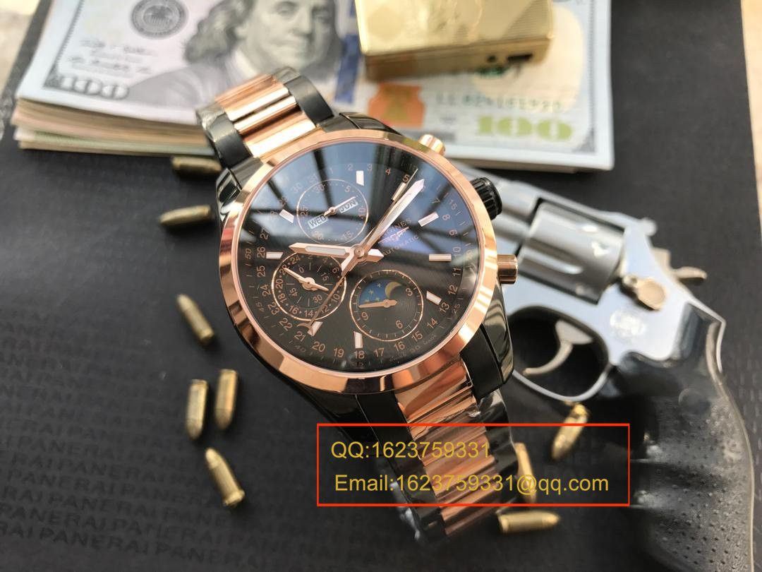 【 Video analysis YL Factory  Perfect  High quality  Replica Watches 】 Longines 康铂旗舰版黑色间金版男表 / L054