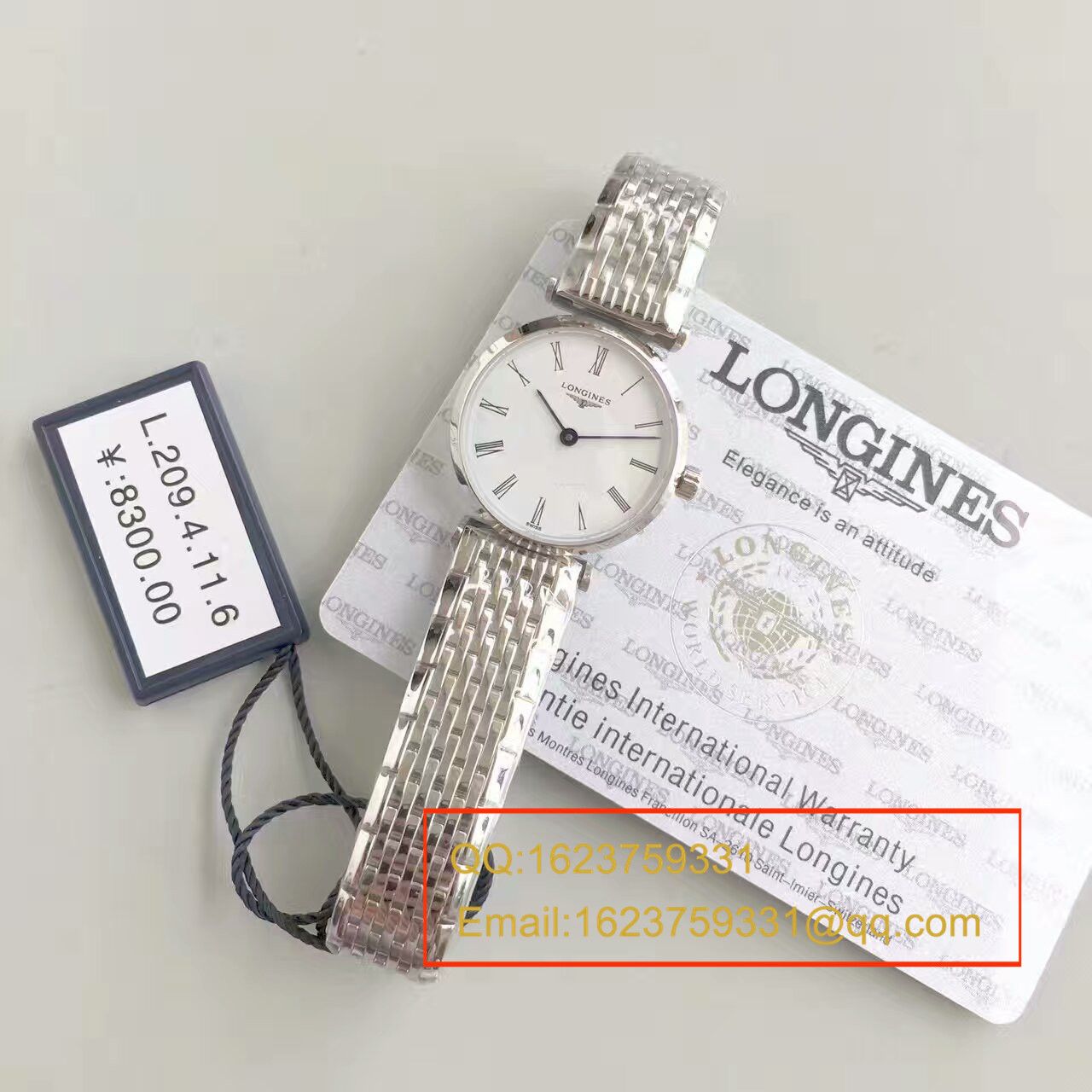 【MK Factory  High quality  Replica Watches 】 Longines 优雅系列L4.209.4.11.6女士 wrist watches  / L073