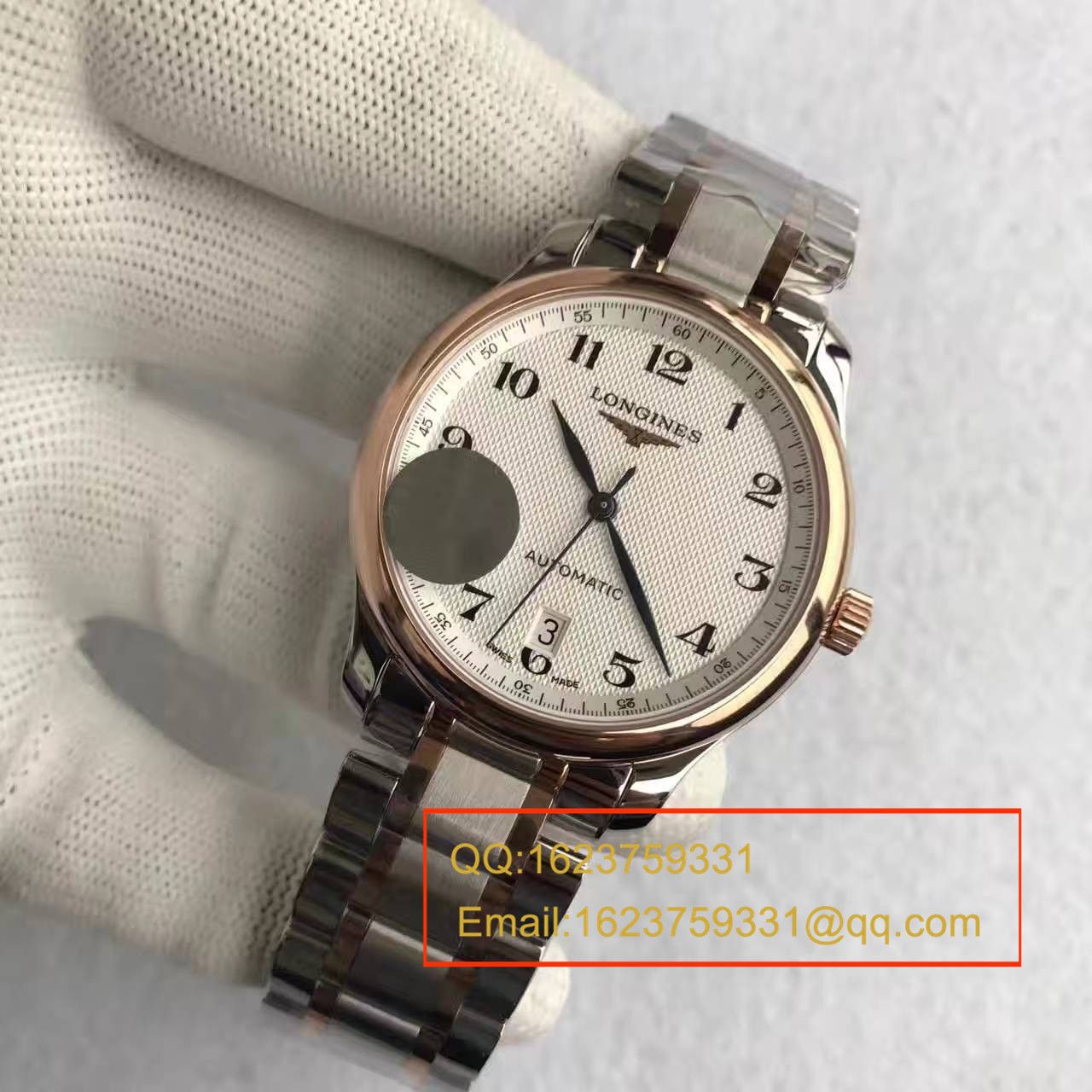 【MK Factory  Perfect  High quality  Replica Watches 】 Longines MASTER COLLECTION名匠系列L2.628.8.78.3 wrist watches 《搭配间金 watchband  》 / L033