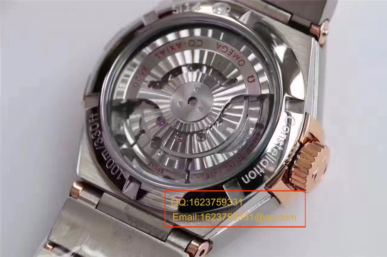【HBBV6 Factory  Perfect  High quality  Replica Watches 】OMEGA Constellation PLUMA轻羽系列123.20.27.60.57.002女士机械 wrist watches  / M289