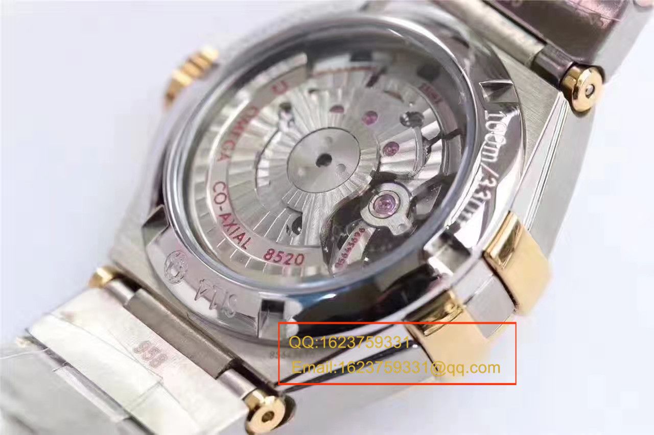 【HBBV6 Factory  Perfect  High quality  Copy  Watches 】OMEGA Constellation 系列PLUMA轻羽123.25.27.20.55.004女士机械 wrist watches  / M288