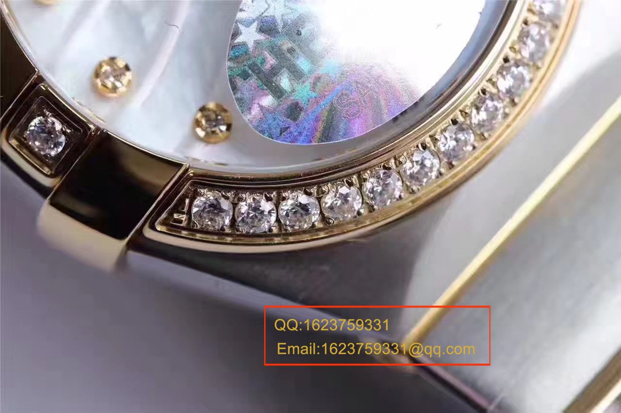 【HBBV6 Factory  Perfect  High quality  Copy  Watches 】OMEGA Constellation 系列PLUMA轻羽123.25.27.20.55.004女士机械 wrist watches  / M288