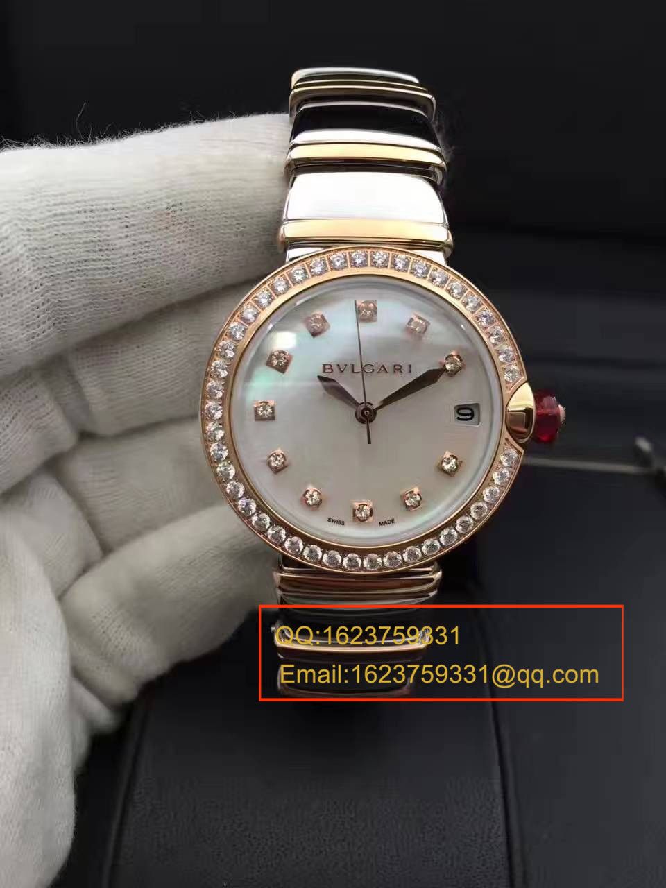 【BV Factory  Perfect  High quality 精 Replica Watches 】 BVLGARI LVCEA系列102198 LU33WSPGSPGD/11女士 wrist watches  / BG017