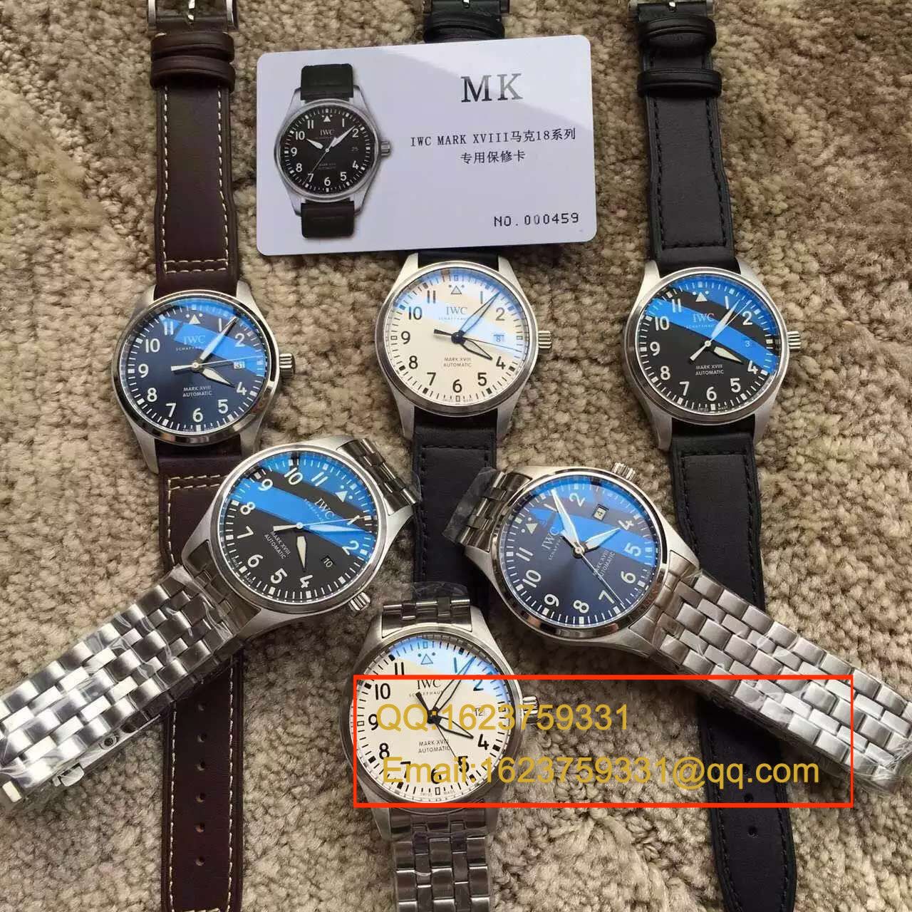 【MK1:1 Replica Copy  Watches 】 IWC 飞行员 MARK XVII 飞行员 wrist watches 系列IW327002 wrist watches 《精钢 watchband  款》 / WG244