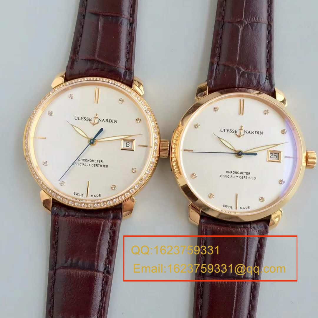 【 Video analysis FK Perfect  High quality  Replica Watches 】 Ulysse Nardin 鎏金系列8156-111b-2/991 wrist watches  / YD008