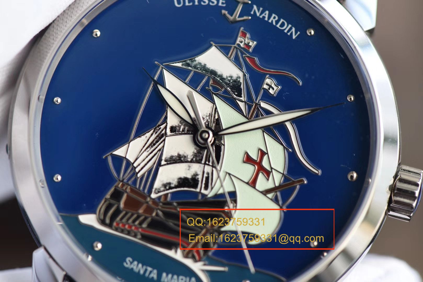 【 Video analysis FK Perfect  High quality  Copy  Watches 】 Ulysse Nardin 鎏金珐琅工艺，按严格规格参数复制“圣玛利亚号” / YD009