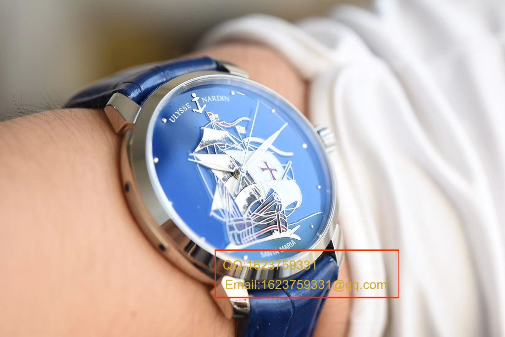 【 Video analysis FK Perfect  High quality  Copy  Watches 】 Ulysse Nardin 鎏金珐琅工艺，按严格规格参数复制“圣玛利亚号” / YD009