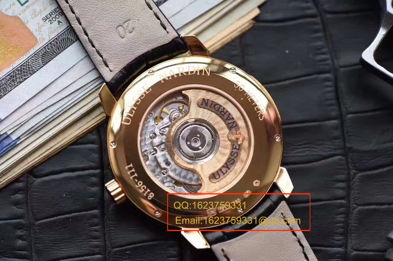 FK Factory  Perfect 精 Replica Watches  Ulysse Nardin 鎏金系列8156 wrist watches  / YD007