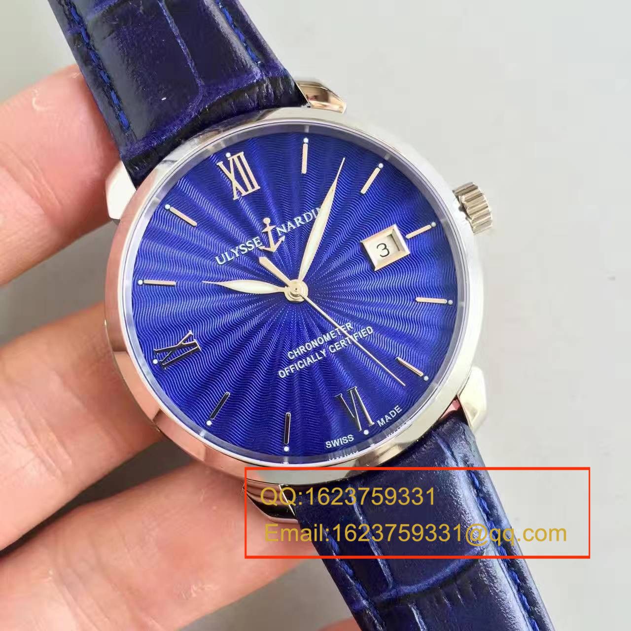 【FK Factory 1:1 Replica Copy  Watches 】 Ulysse Nardin 鎏金系列8153-111-7/E3 wrist watches  / YD002