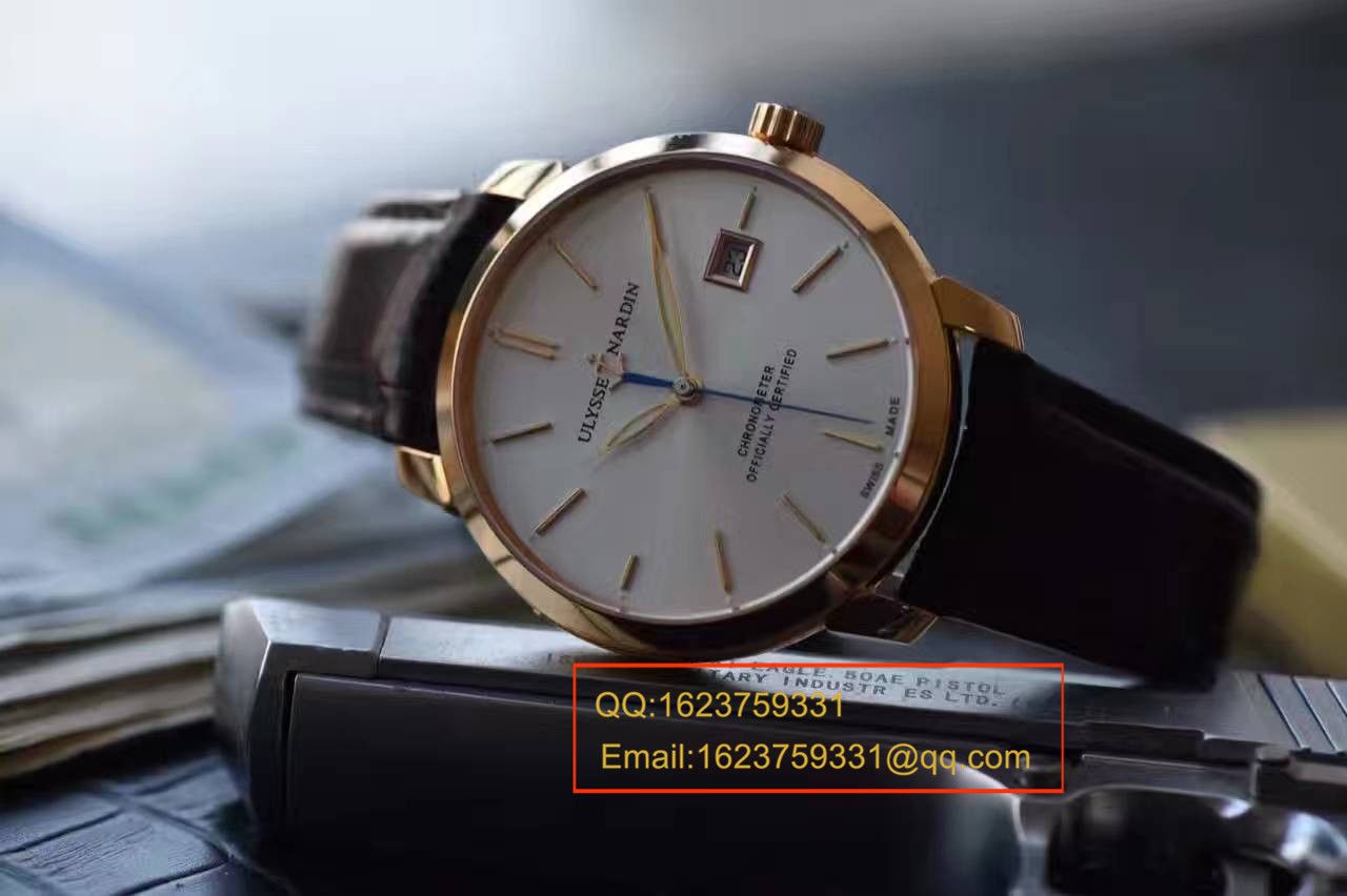【FK Factory  Perfect  Copy  Watches 】 Ulysse Nardin 鎏金系列8156-111-2/90 wrist watches  / YD003