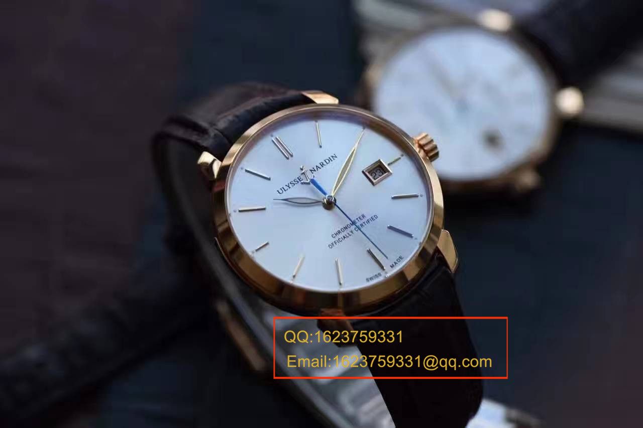 【FK Factory  Perfect  Copy  Watches 】 Ulysse Nardin 鎏金系列8156-111-2/90 wrist watches  / YD003