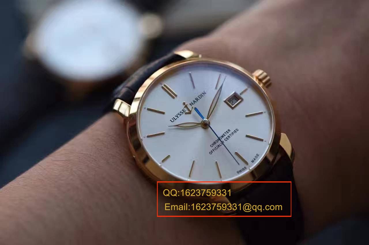【FK Factory  Perfect  Copy  Watches 】 Ulysse Nardin 鎏金系列8156-111-2/90 wrist watches  / YD003