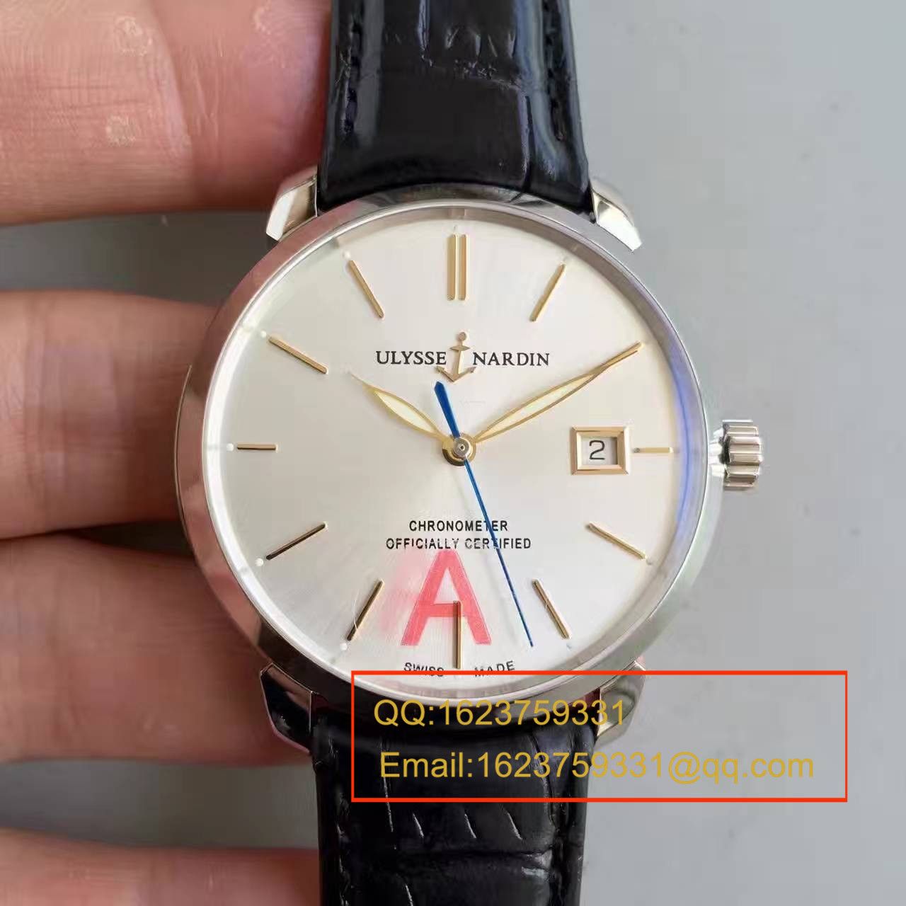 【FK Factory 1:1 Replica Watches 】 Ulysse Nardin 鎏金系列8153-111-2/90 wrist watches  / YD004