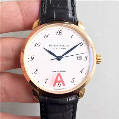 【FK Perfect  High quality  Replica Watches 】 Ulysse Nardin 经典系列8152-111-2/5GF wrist watches 
