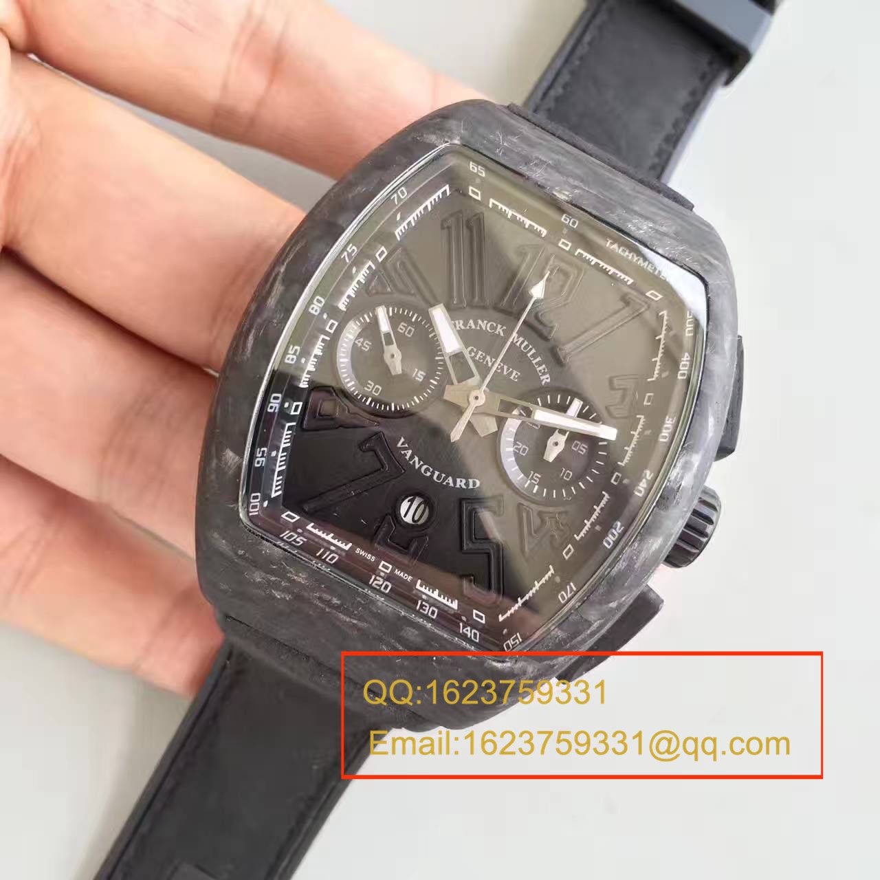 【 Video analysis LE Perfect  High quality  Replica Watches 】法兰克.穆勒Franck Muller NEW SARATOGE系列V 45 CC DT BLACK PXL wrist watches  / FL08