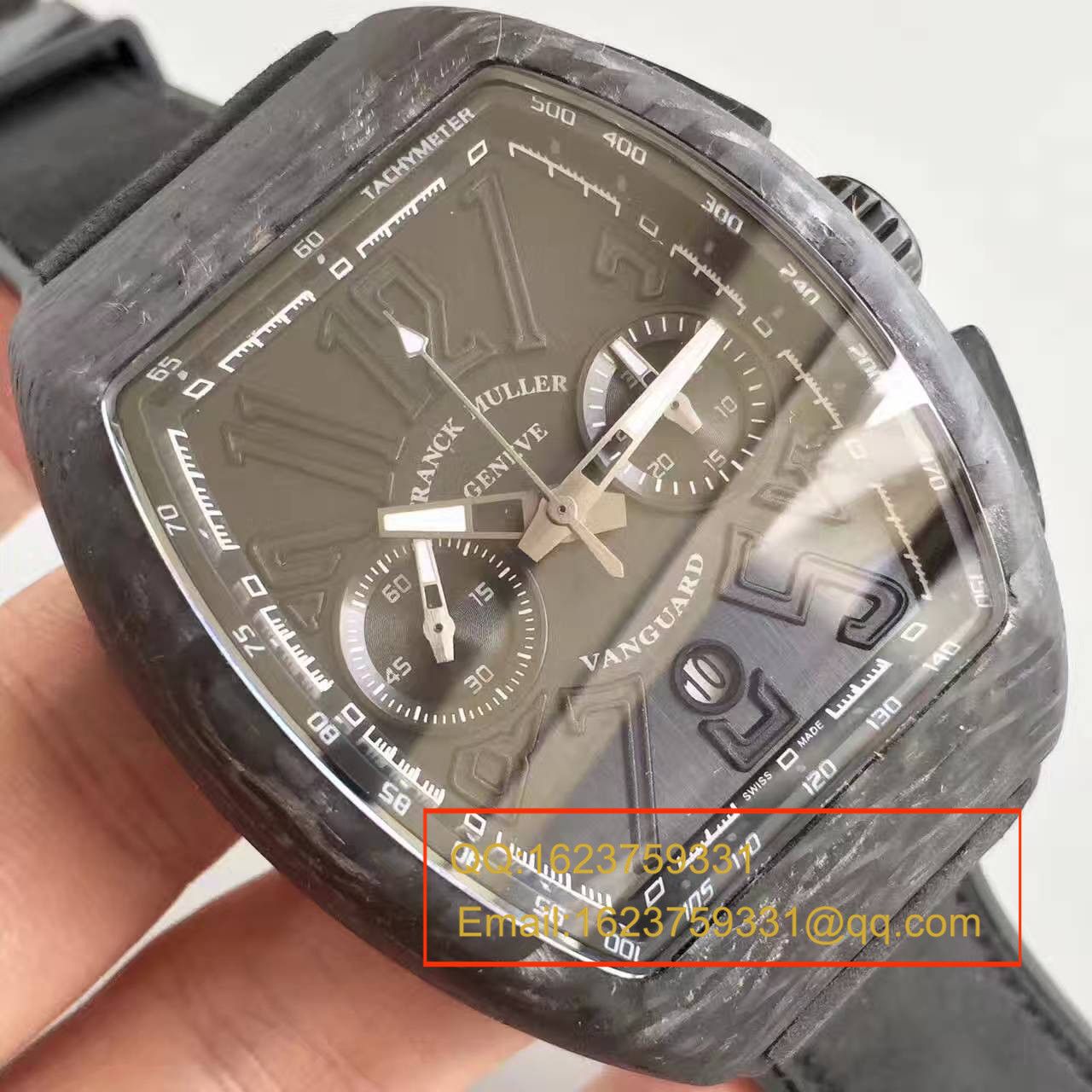 【 Video analysis LE Perfect  High quality  Replica Watches 】法兰克.穆勒Franck Muller NEW SARATOGE系列V 45 CC DT BLACK PXL wrist watches  / FL08