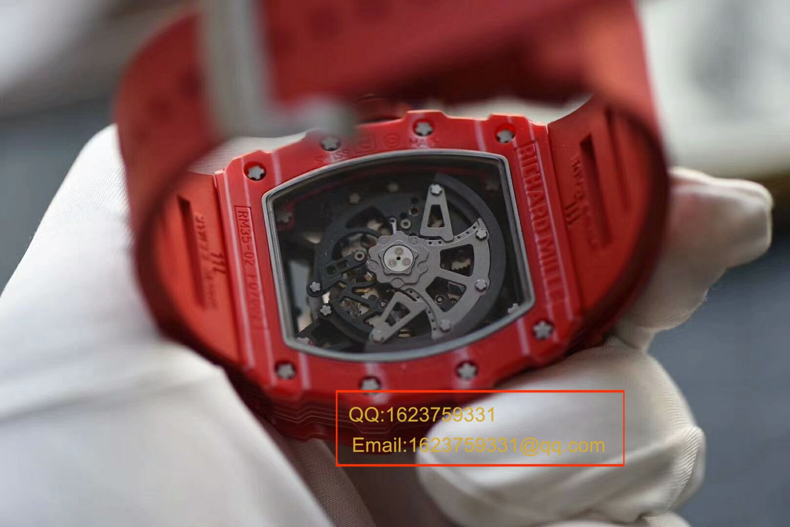 【 Video analysis KV Perfect  High quality  Replica Watches 】RICHARD MILLERICHARD MILLE 男士系列红蜘蛛～RM035-02 / RMBF35-02