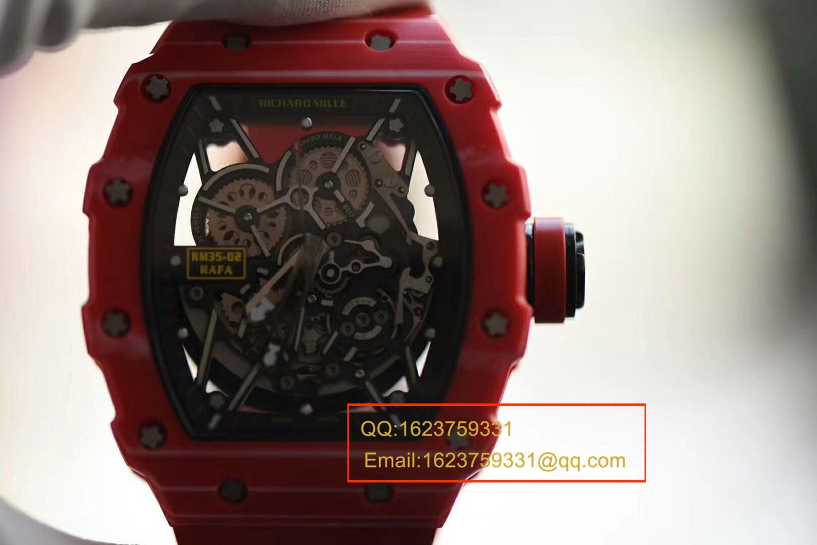 【 Video analysis KV Perfect  High quality  Replica Watches 】RICHARD MILLERICHARD MILLE 男士系列红蜘蛛～RM035-02 / RMBF35-02